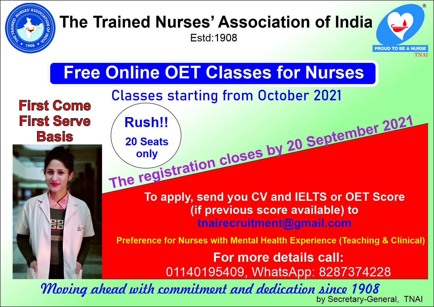 Free Online OET Classes for Nurses