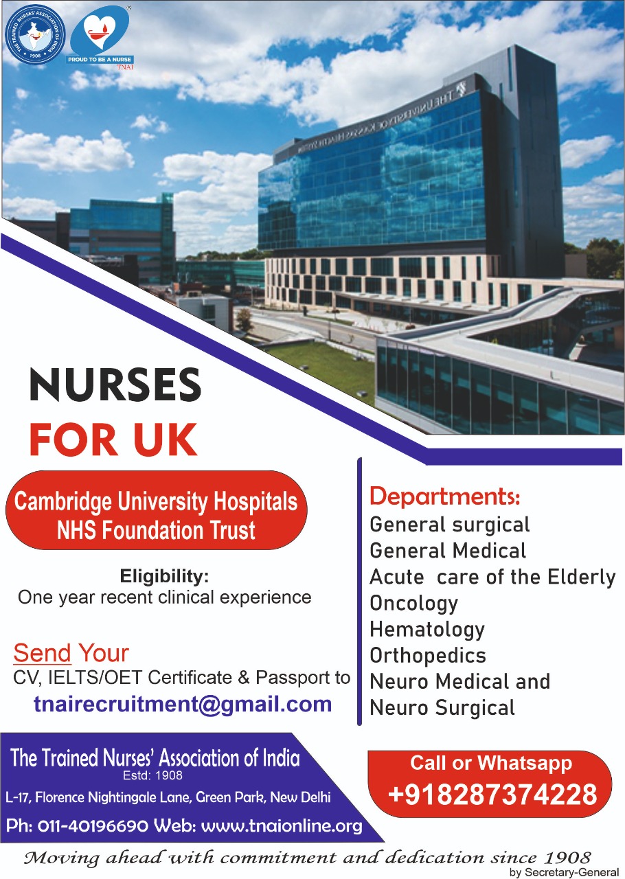 Free Nurses Recruitment in UK